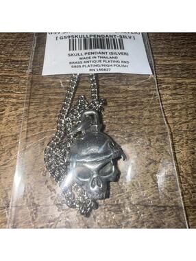 G59 Skull Pendant (Silver) G59 x $uicideboy$